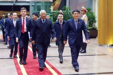 President of the European Council (EC) António Costa arrives in Ha Noi on January 28 evening, beginning his two-day official visit to Viet Nam at the invitation of State President Luong Cuong. (Photo: VNA)
