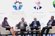 Speakers share information at the event.