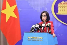 Spokeswoman of the Vietnamese Ministry of Foreign Affairs Pham Thu Hang (Photo: VNA)
