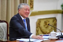 Standing Deputy Prime Minister Nguyen Hoa Binh at the working session on the Viet Nam International Financial Centre (VIFC) (Photo: vnexpress.net)