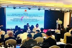 At the conference reviewing five years of Viet Nam's implementation of the plan to implement the UN Global Compact for Safe, Orderly and Regular Migration (GCM). (Photo: VNA) 