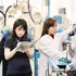 Students from the University of Science under the Viet Nam National University, Ha Noi, conduct experiments in the laboratory.