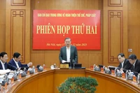 Party General Secretary To Lam speaks at the second meeting of the central steering committee for perfecting institutions and laws in Ha Noi on December 17, 2025 (Photo: VNA)