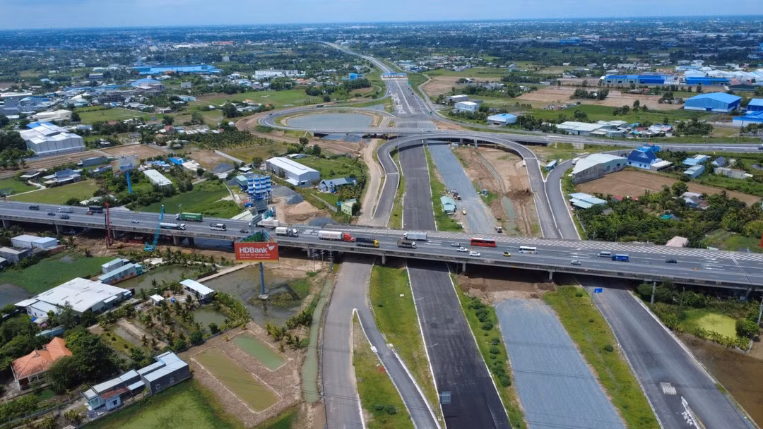 Infrastructure on Ring Road 3 passing through Tay Ninh has been connected to National Highway 1A, the Ben Luc-Long Thanh Expressway, and the Ho Chi Minh City-Trung Luong Expressway. (Photo: THANH PHONG)
