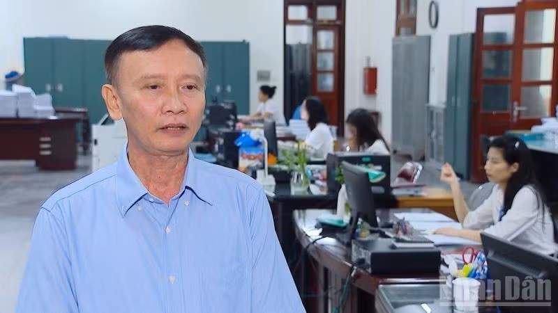 Nguyen Tien Dung, Deputy Director of State Treasury in Region XII. (Photo: NDO)
