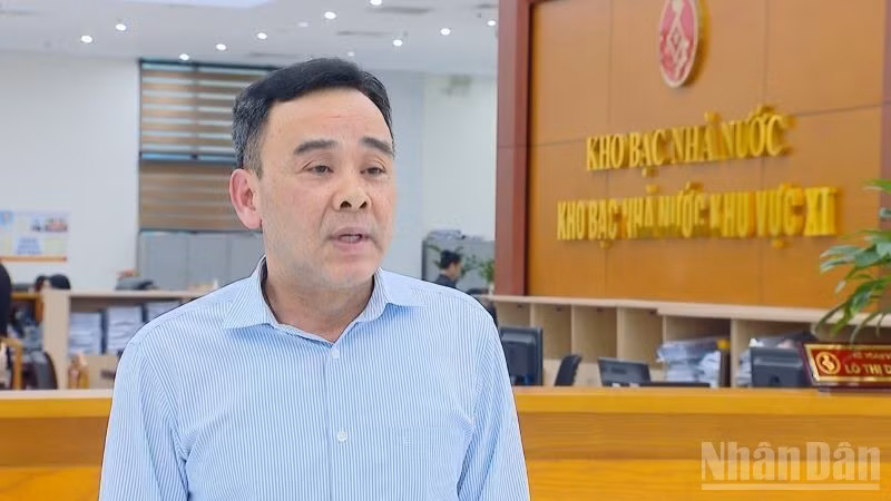 Le Minh Duc, Head of Professional Division 1, State Treasury in Region XI. (Photo: NDO)