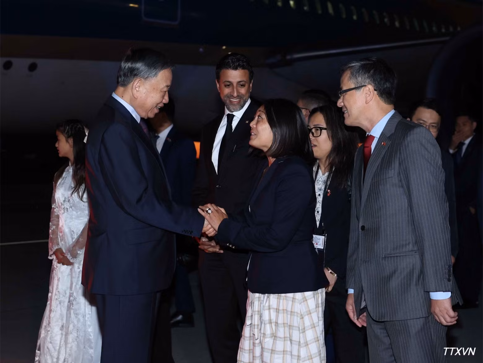 General Secretary and President To Lam arrives in Ottawa, beginning a state visit to Canada. (Photo: VNA)