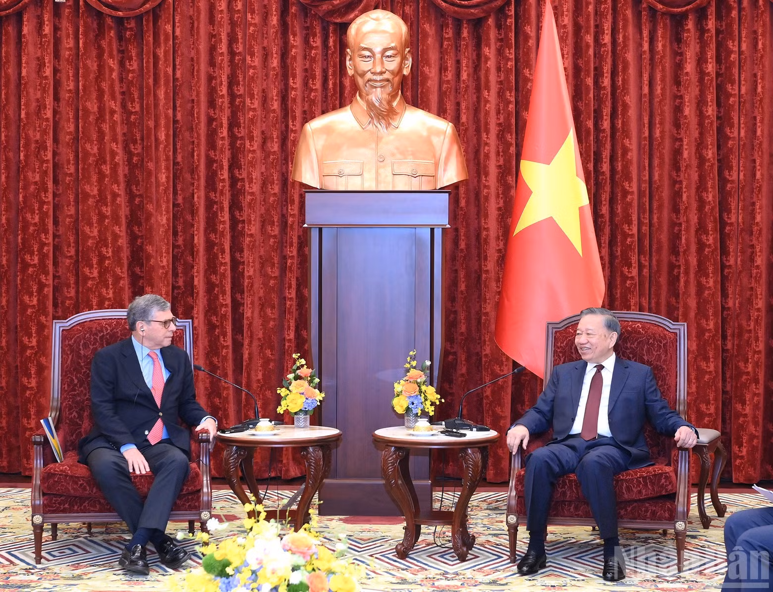Party General Secretary and State President To Lam receives Marco Farani, Ambassador of the Federative Republic of Brazil to Viet Nam, on his farewell visit upon the completion of his term of office.