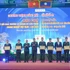 The closing ceremony of the Viet Nam-Laos trade fair in Vientiane.