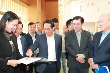 Deputy Prime Minister Bui Thanh Son inspects progress of Spring Fair 2026 preparations.