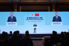 General Secretary of the Communist Party of Viet Nam Central Committee To Lam speaks at the forum. (Photo: VNA)