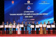 Labour Confederation honours 28 outstanding enterprises for dedication to workers