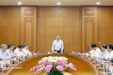 Party General Secretary To Lam speaks at the working session with the Party Central Committee’s Commission for Internal Affairs and relevant agencies on March 2. (Photo: VNA)