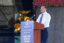 Deputy Minister of Agriculture and Environment Le Minh Ngan speaks at the launch ceremony (Photo: Ministry of Agriculture and Environment) 