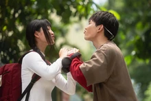 A scene from Nha ba toi mot phong (A room called home), the film that ranks second in box-office revenue during the Tet 2026 film season.