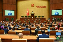 At the closing ceremony of the 15th NA's 10th session (Photo: DUY LINH)