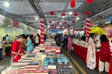 Scene from Ho Chi Minh City’s Tet Book Street Festival 2025. (Photo: Linh Bao)
