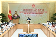 Prime Minister Pham Minh Chinh speaks at the 14th meeting of the National Steering Committee for IUU Fishing Prevention and Control in Ha Noi on September 23, 2025. (Photo: NDO)
