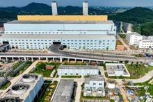 The Soc Son Waste-to-Energy Plant has a combustion capacity of 5,000 tonnes of waste per day and night. (Photo: H. Son)