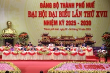 At the 17th Congress of the Party Organisation of Hue city for the 2025–2030 term (Photo: VNA)