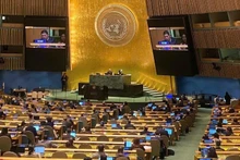 The United Nations General Assembly adopts the Ha Noi Convention on Cybercrime. (Photo: VGP)