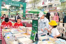Visitors at the Ho Chi Minh City Book Street Festival. (Photo: MANH HAO)
