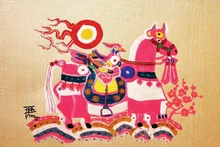 A horse painting by Dang Xuan Hoa 