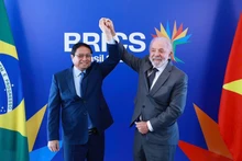 Prime Minister Pham Minh Chinh and Brazilian President Lula da Silva. (Photo: Duong Giang/VNA)