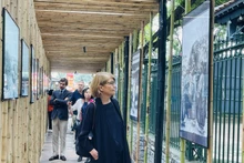 Visitors at the exhibition. (Photo: VNA)
