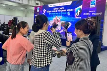 Young people use artificial intelligence (AI) to film product videos and share them across digital platforms.