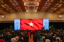 At the 4th World Conference of Overseas Vietnamese in Ha Noi in August 2024. (Photo: VNA)