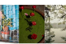 Works on display at the exhibition 