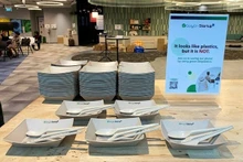 BUYO Bioplastics is pursuing the “biologisation” of materials, producing bioplastics from sugarcane bagasse and spent grain (Photo: PHAM KIEN)