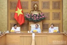 Prime Minister Pham Minh Chinh speaks at a conference on removing obstacles in conformity and standardisation of products and goods in Ha Noi on October 18, 2025. (Photo: NDO)