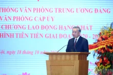 Party General Secretary To Lam addressing the ceremony (Photo: NDO)