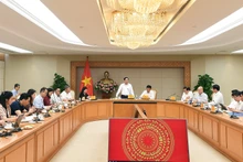 Deputy Prime Minister Bui Thanh Son speaks at the meeting (Photo: VGP)