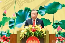 Party General Secretary To Lam addresses the ceremony. (Photo: NDO)