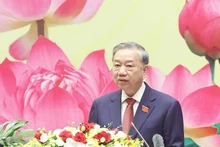 Party General Secretary To Lam addresses the first Congress of the National Assembly (NA)’s Party Organisation in Ha Noi on September 25. (Photo: VNA)