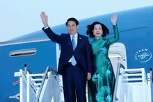 Vietnamese State President Luong Cuong and his spouse leaves New York on the afternoon of September 24 (local time).