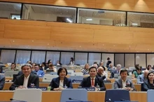 Vietnamese delegates attend the 2023 WIPO General Assembly.