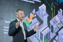 General Director of Schneider Electric Viet Nam and Cambodia Dong Mai Lam shares at the Innovation Day Ha Noi 2025 event on September 17.