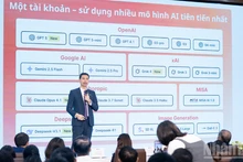 General Director of MISA Le Hong Quang speaks at the launch ceremony 
