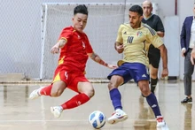 Viet Nam men’s futsal team triumphs 3-2 over Kuwait (Photo: VFF)