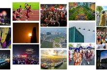 Entries submitted to the first ‘Ho Chi Minh City – New Colours’ photo contest (Photo: plo.vn)