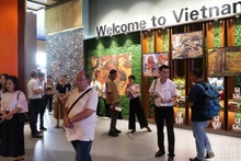The Vietnamese pavilion at the CAMEX Centre attracts a large number of visitors 