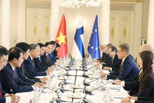 At the talks between General Secretary of the Communist Party of Viet Nam (CPV) Central Committee To Lam and Finnish President Alexander Stubb. (Photo: VNA)