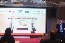 A project representative introduces the Chef Action Network initiative.