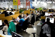 An information technology company based in the Tan Thuan Export Processing Zone. (Photo: QUY HIEN)