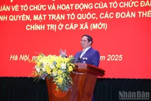 Prime Minister Pham Minh Chinh at the national training conference (Photo: NDO)