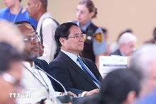 Prime Minister Pham Minh Chinh attends the opening ceremony of the third United Nations Ocean Conference (UNOC 3) in Nice, France (Photo: VNA)